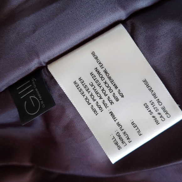 Kenneth Cole NY Mocha Faux Fur Detachable Hood Down Filled Full Zip Puffer Coat - Picture 11 of 13